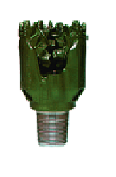 Uso de la primera broca tricónica.