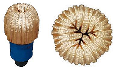 Brocas de diamante natural.