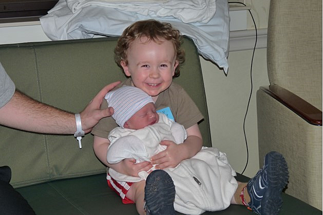 My brother Alex was born