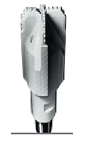 Primera broca con cuerpo fijo.