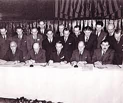 Firma del convenio de Chicago