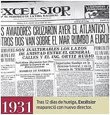 nacimiento de el Excélsior