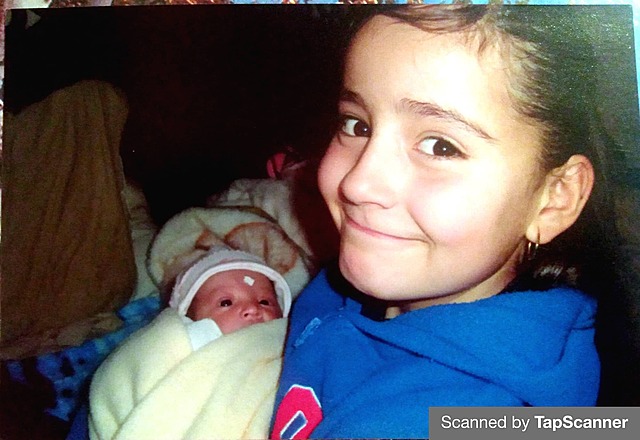 Nacimiento de mi hermana