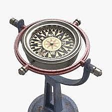 se crea la brújula giroscópica,