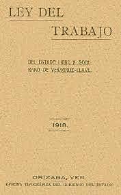 Ley del trabajo para el Estado de  Veracruz.