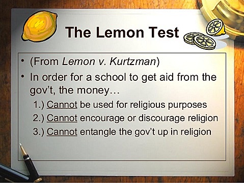 Lemon V Kurtzman