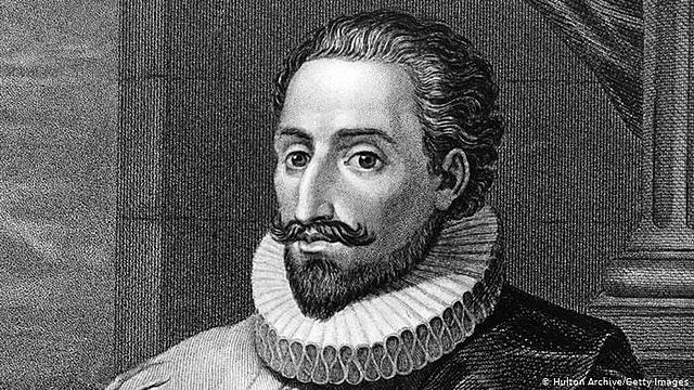 Escritor español Miguel de Cervantes