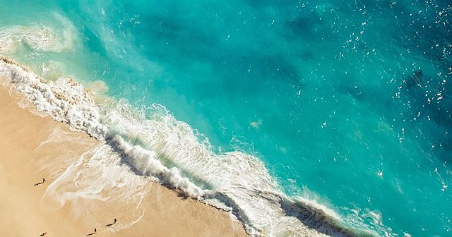 My first time swimming in the ocean