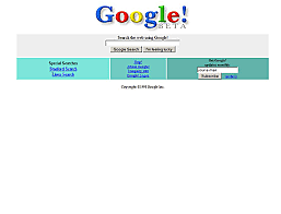 Development of Google search engine