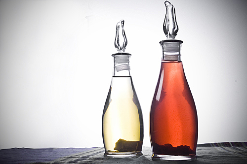 Fermentación del vinagre.