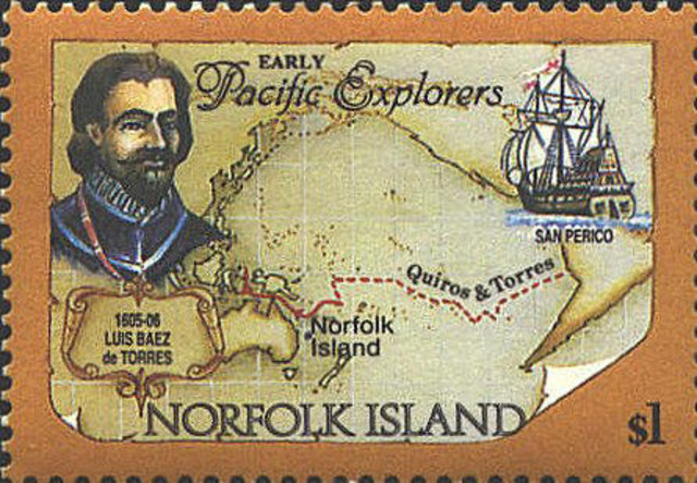 Luis Váez de Torres landing