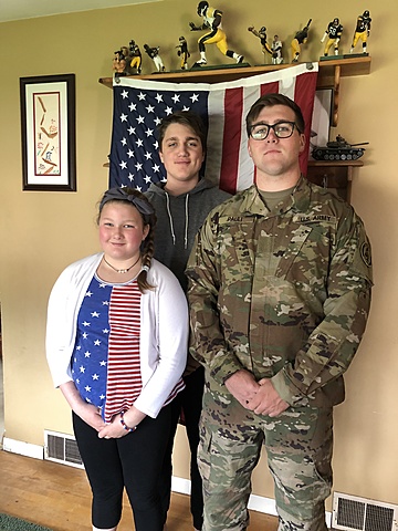 My brother was comissioned