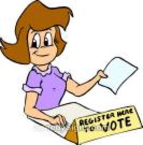 Women can vote provintically