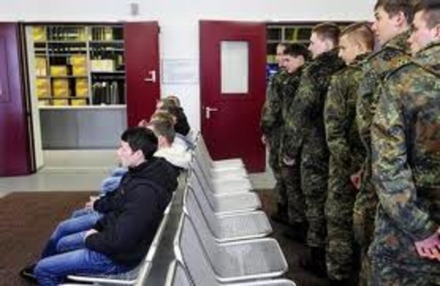 The government passed the Military Service Act