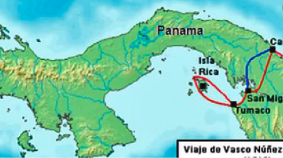 Vasco Nuenz de Balbo who sailed for Spanish