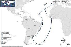 Amerigo Vespucci sailed for the Spanish flag.