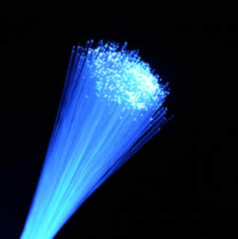 Fiber optic lines are invented