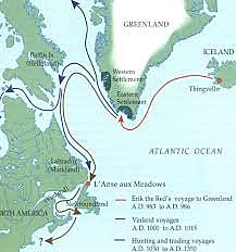 Leif Erickson: Sponsored by the country Scandinavia