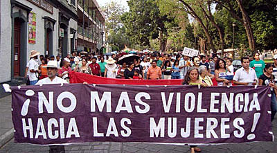 Marcha contra la violencia de género