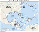 Amerigo Vespucci led a voyage led funded by Spain.