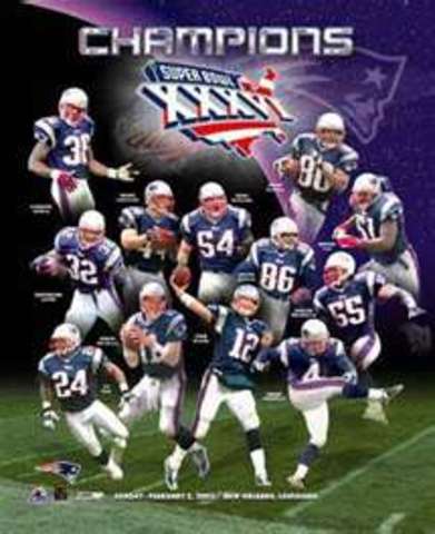 The first Super Bowl won with Tom Brady