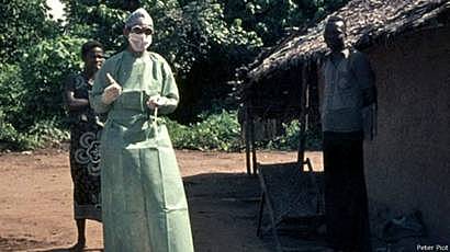 Primera identificación del virus del Ebola