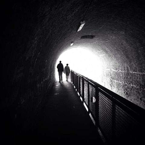 Se encuentra con Fortunato y lo lleva a una oscura y misteriosa bodega, mientras que continuaba bebiendo vino para aliviar su tos.