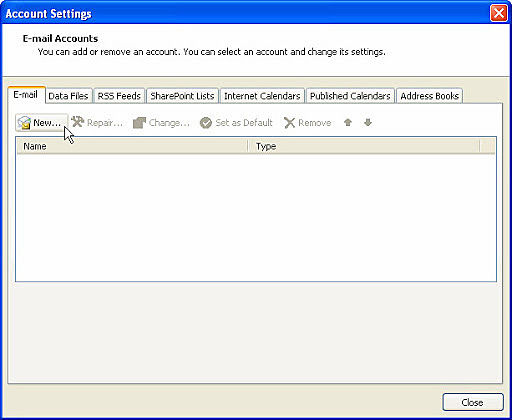 Envío del primer e-mail.