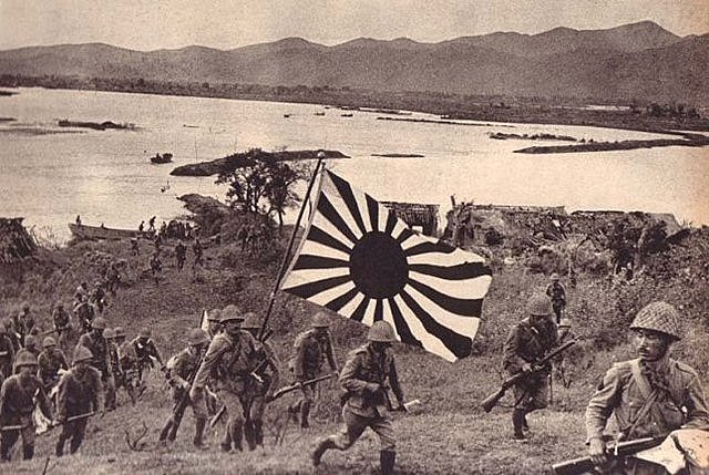 36 Japanese fighters attack Kai Tak airfield and units of the Japanese 23rd cross the Sham Chun Shan river