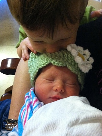 when my sister was born