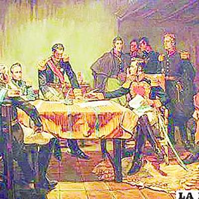 Timeline: Gobiernos que cimentaron a Bolivia (1825 - 1841)