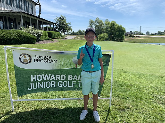 I placed first for boy’s 8-10 On the Prep tour