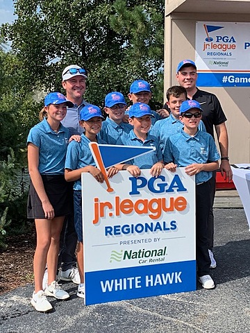 My team got second place For PGA junior league Regionals.