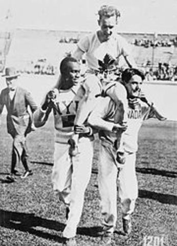 A Canadian who won medals at the 1928 Olympics