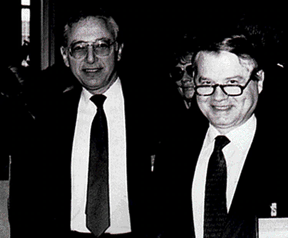 Robert Gallo y Luc Montagnier