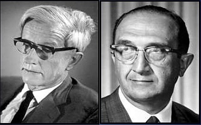 Max Delbruck y Salvador Luria