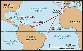 Amerigo Vespucci: in 1505 had figured out that Columbus was wrong, and word of a New World had spread throughout Europe