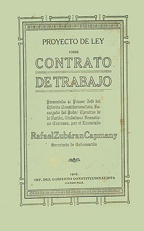 PROYECTO DE LEY DEL CONTRATO DE TRABAJO (MÉXICO)