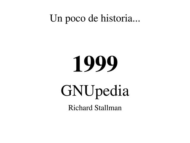 GNUPedia, el antecesor de Wikipedia