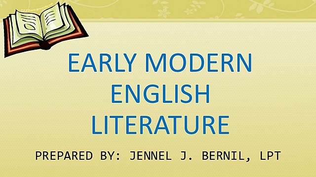 Modern Literature - 1901 - 1940