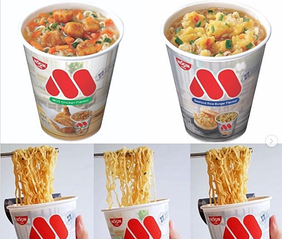 Nissin lanza sopas sabor a hamburguesa y pollo frito