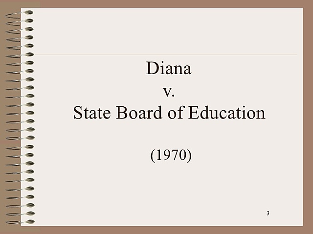 Diana v. State Board of Education