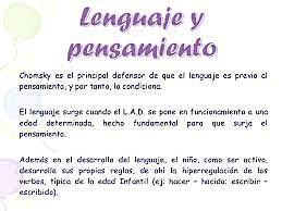 ANÁLISIS COGNITIVO DE LA CONDUCTA LINGÜÍSTICA