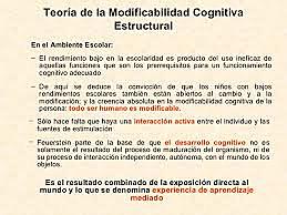 TEORIA DE LA MODIFICABILIDAD COGNITIVA