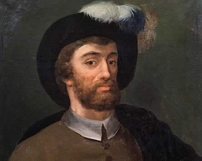 Ferdinand Magellan:a Portuguese explorer who was sailing for Spain