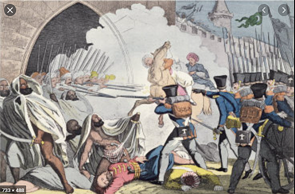 French conquer Algeria