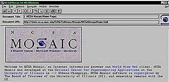 Mosaic 1e Navigateur du web