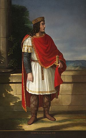 En 587, El Rey visigodo recaredo se convirtió al catolicismo romano y con él, todo su pueblo.