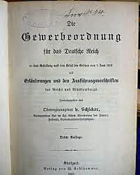 Primera ley “Die Gewerbeordnung”
