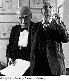 Joseph Moses Juran y William Edwards Deming